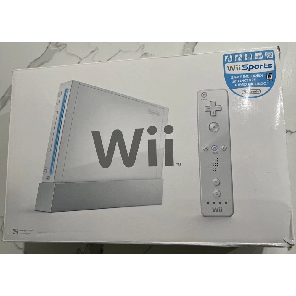 Nintendo Wii Console Bundle, 4 Games, 2 Controllers, Manuals/original Box TESTED